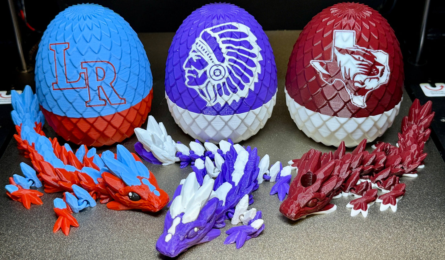 PNG Logo Articulated Dragon with Egg