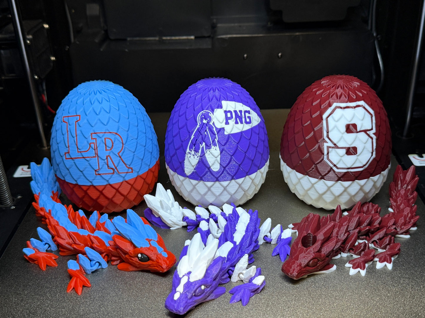 PNG Logo Articulated Dragon with Egg