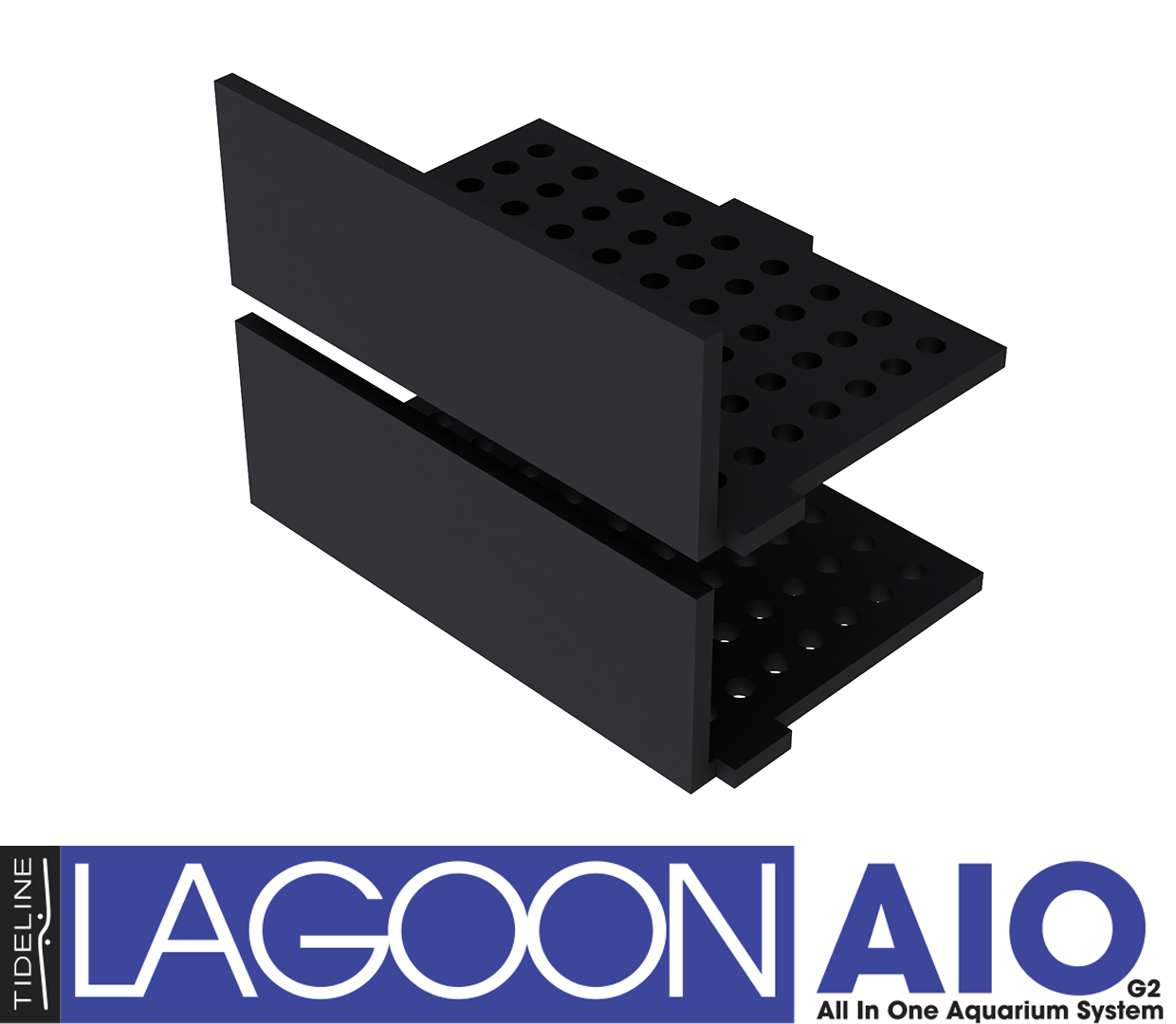 Tideline Flow Matrix Lagoon Deep Media Trays 2pk