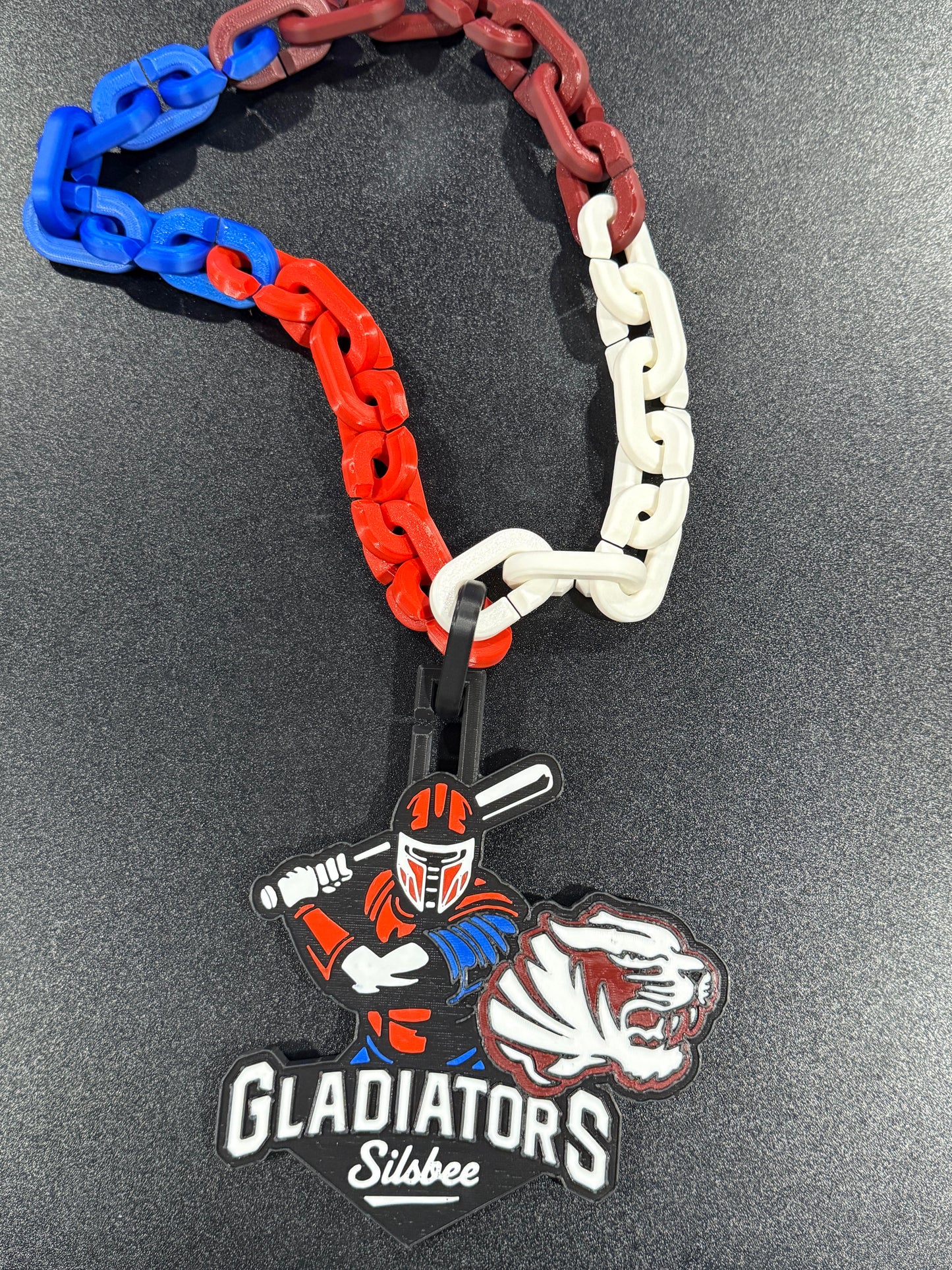 Team "Drip" Necklaces - Oversized team logo on large chain