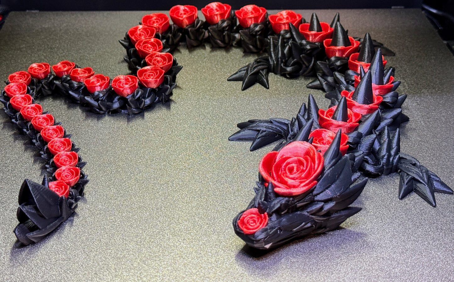 Articulated Flexi Rose Dragon