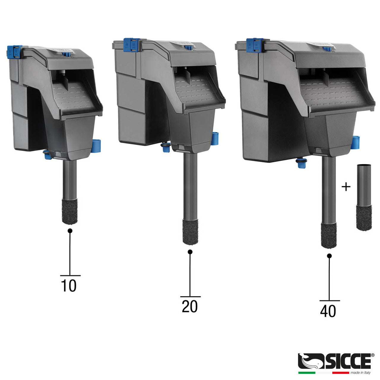 Sicce AQUA FILTRA 20 Hang on Back Aquarium Filter