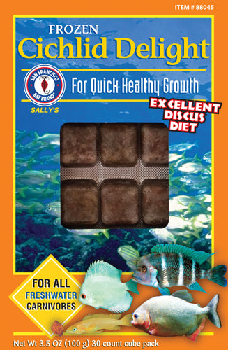 San Francisco Bay Brand FROZEN Cichlid Delight 3.5oz