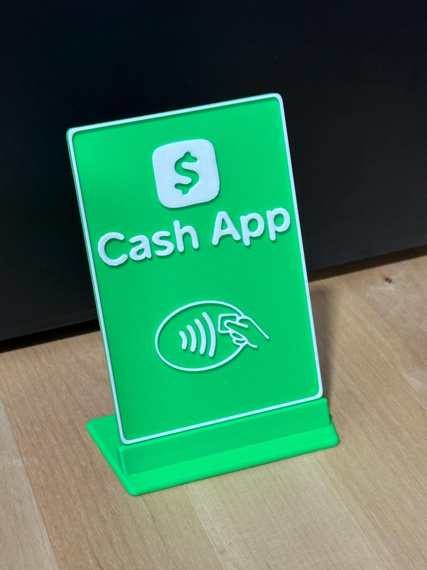 Tap to Pay NFC payment tabletop card - Perfect for Farmers Markets and Vendor Fairs