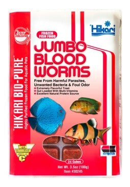 Hikari Bio-Pure Jumbo Blood Worms 3.5oz