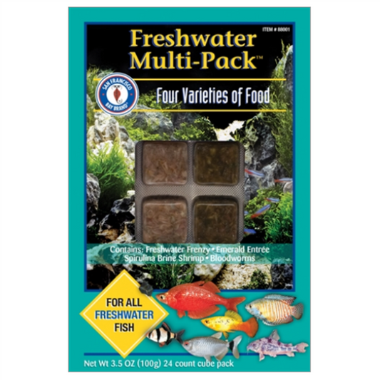 San Francisco Bay Brand FROZEN Freshwater Multipack 3.5oz 100g Cube