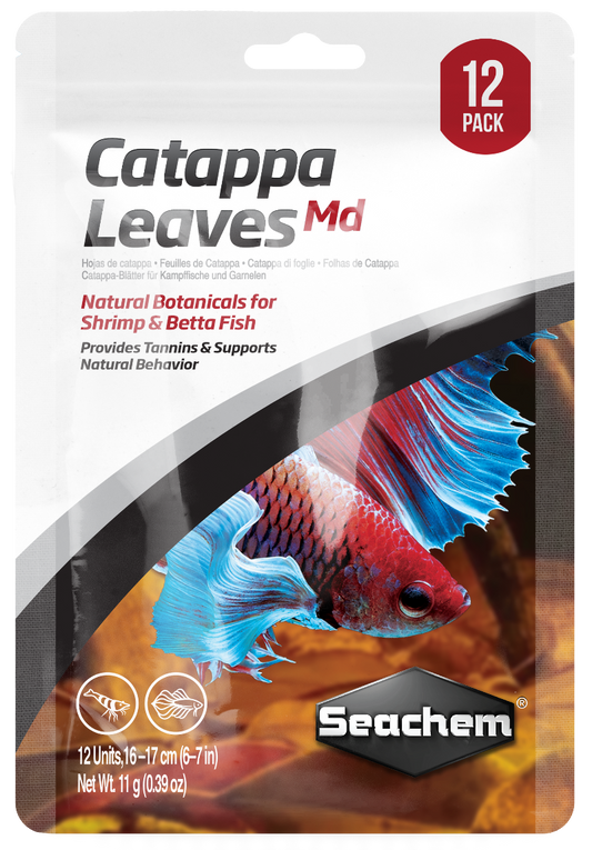 Seachem Catappa Leaves Medium - 12 Pack