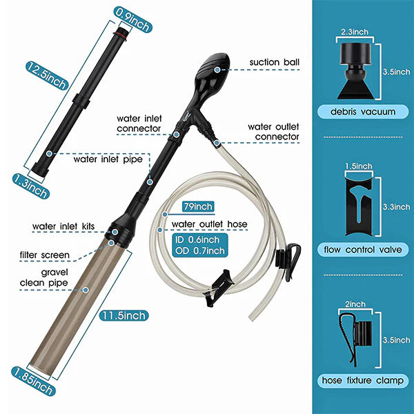 Hygger Aquarium Gravel Cleaner HG013