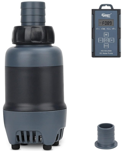 Hygger DC Water Pump 660gph HG105-2500L