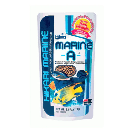 Hikari Marine A Pellet Fish Food 3.87 oz