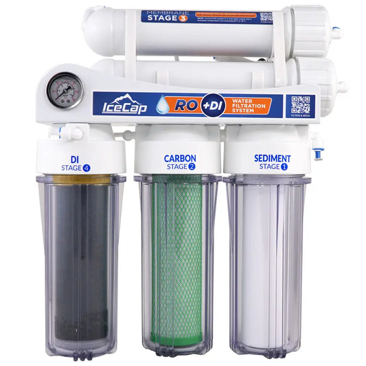 IceCap 200 GPD Reverse Osmosis RO/DI Water Filtration System (RODI)