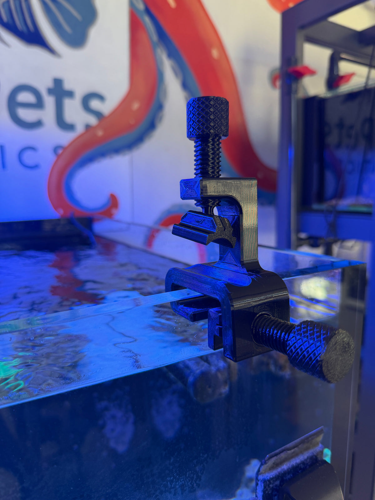 Adjustable Aquarium Water Change Hose Clamp / Holder