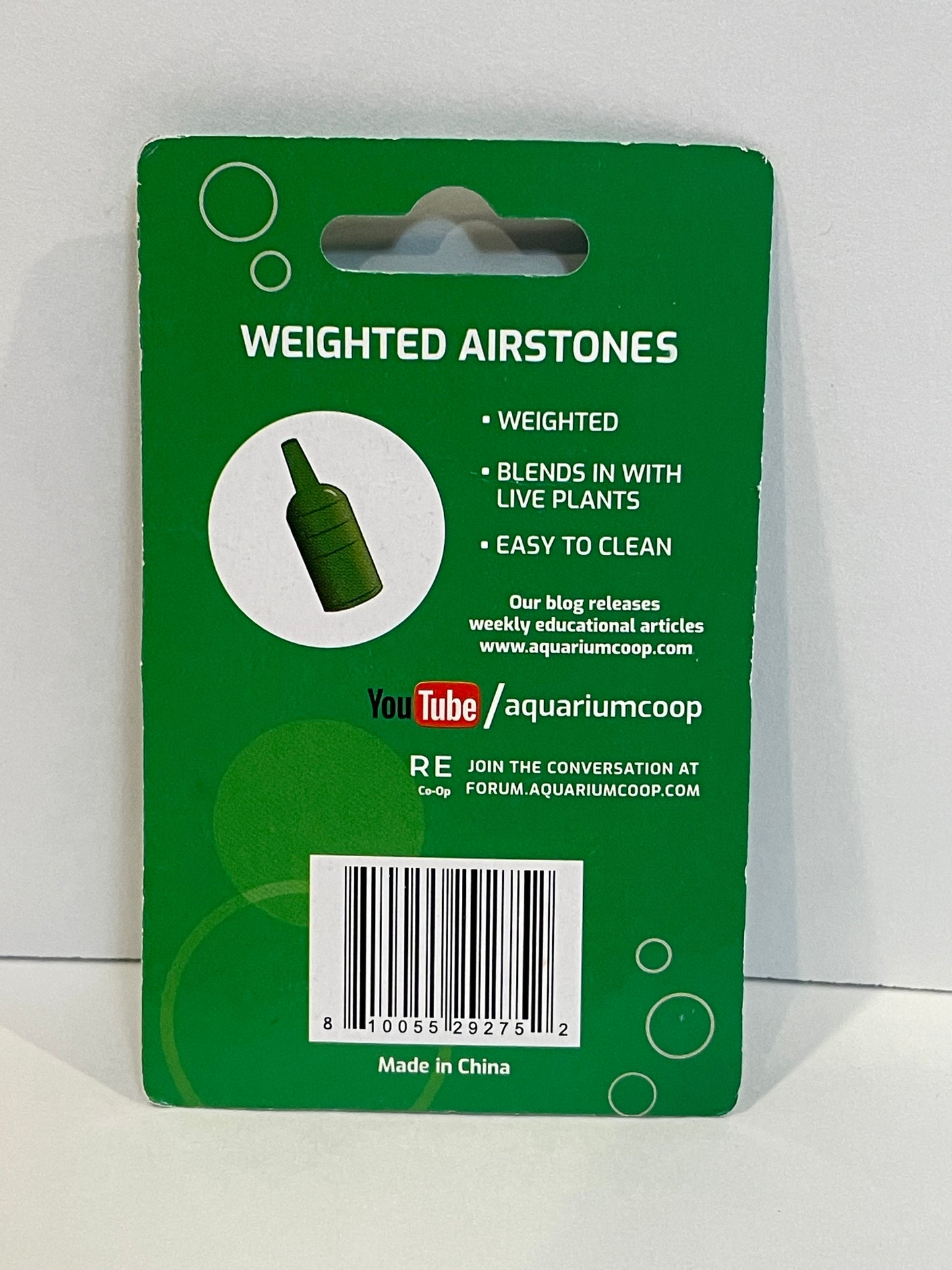 Aquarium Co-Op Weighted Air Stone