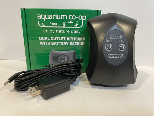 Aquarium Co-Op Air Pump with Battery Backup