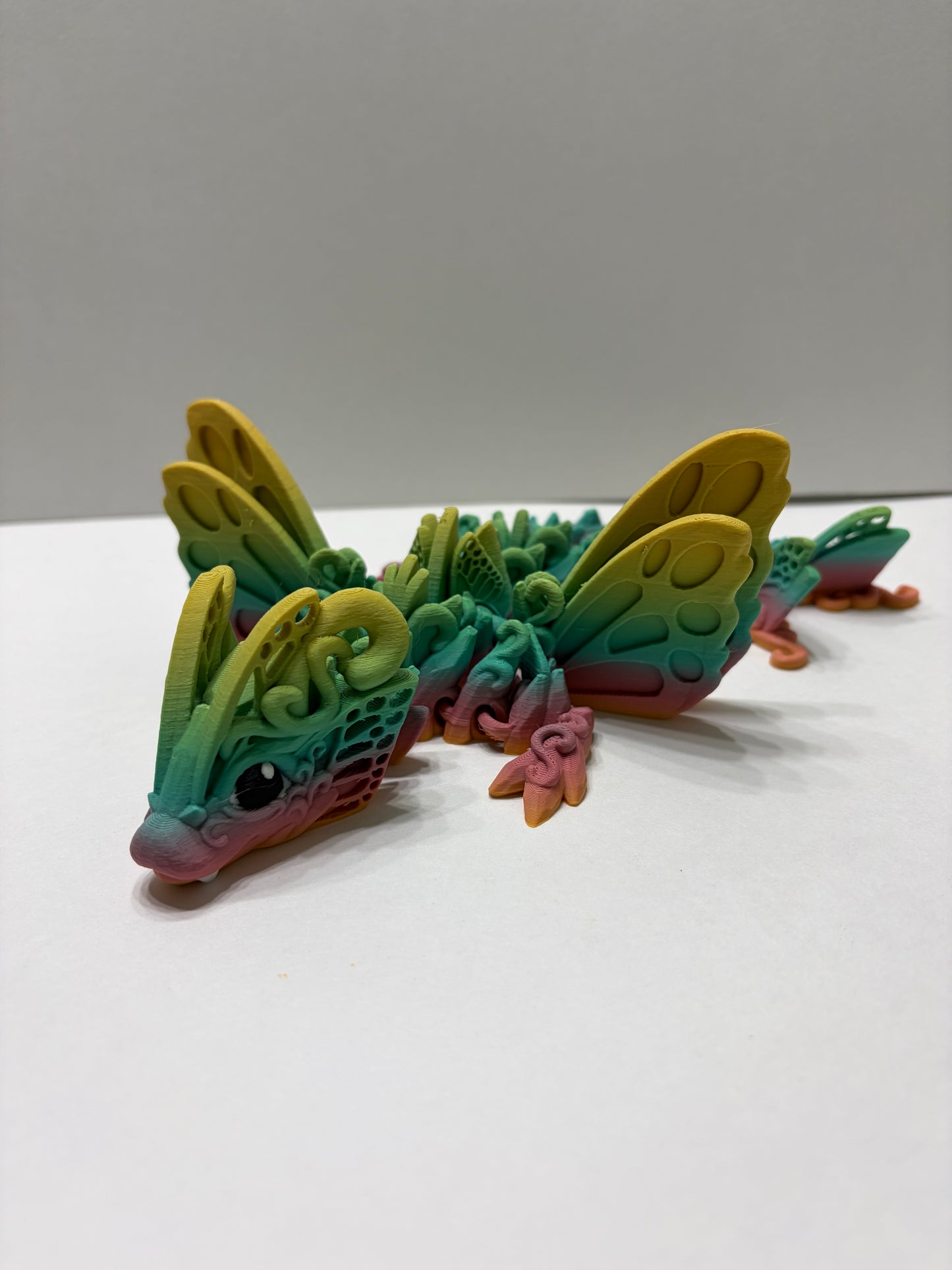 3d Articulated Butterfly Dragon (Medium)