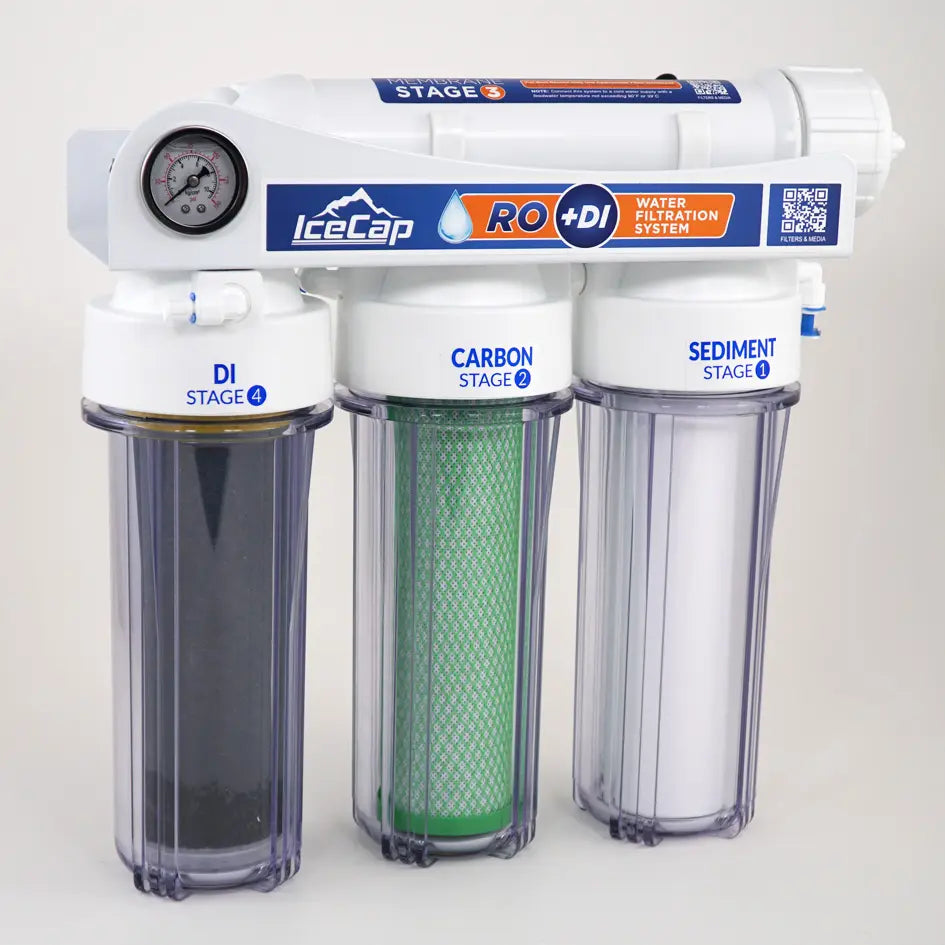 IceCap 100 GPD Reverse Osmosis RO/DI Water Filtration System (RODI)