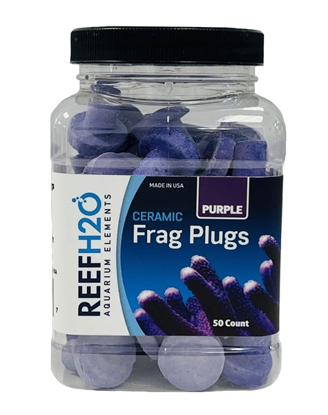 Ceramic Frag Plug Purple 50 Count Jar - 3/4" Top
