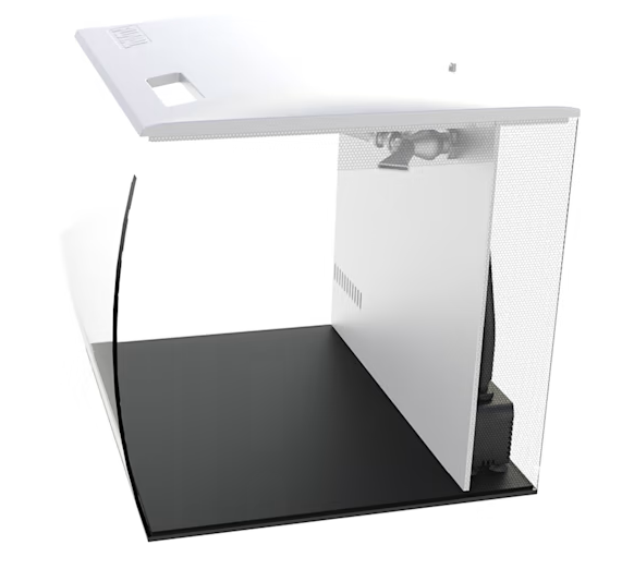 Fluval Flex 15 Gallon Aquarium Kit - White