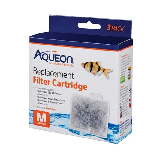 Aqueon Replacement Filter Cartridges (MEDIUM) 3 Pack
