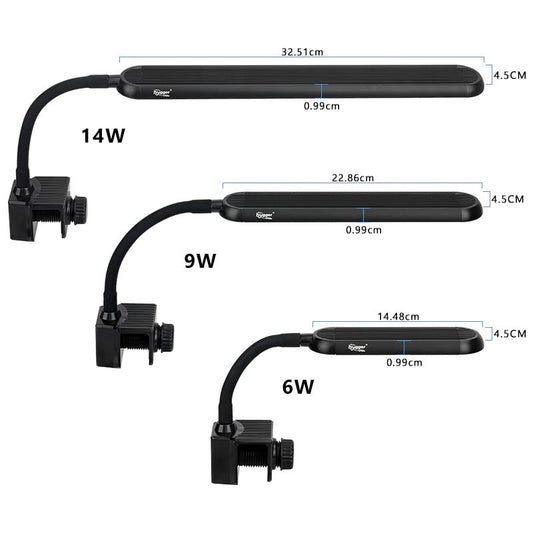 Hygger Aquarium Mini Clip On Light - 14w version
