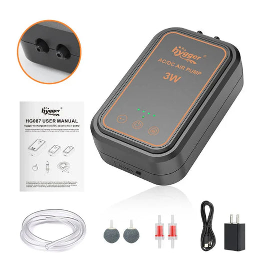 Hygger NEV Rechargeable Air Pump - HG087
