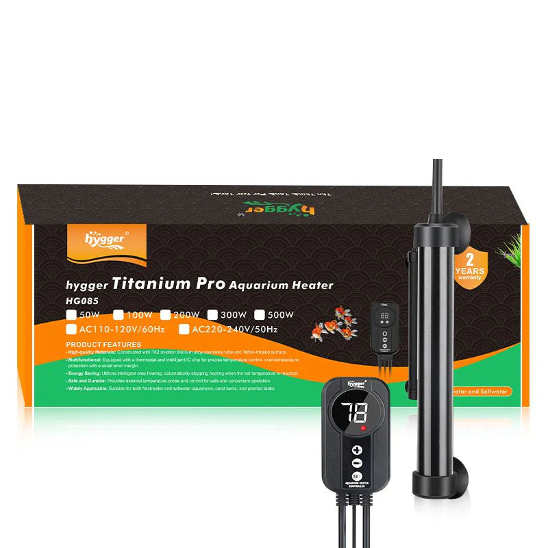 Hygger Titanium Tube Heater HG085 - Multiple Wattages