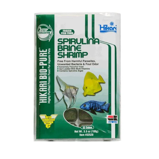 Hikari Bio-Pure Frozen Spirulina Brine Shrimp 3.5oz blister pack